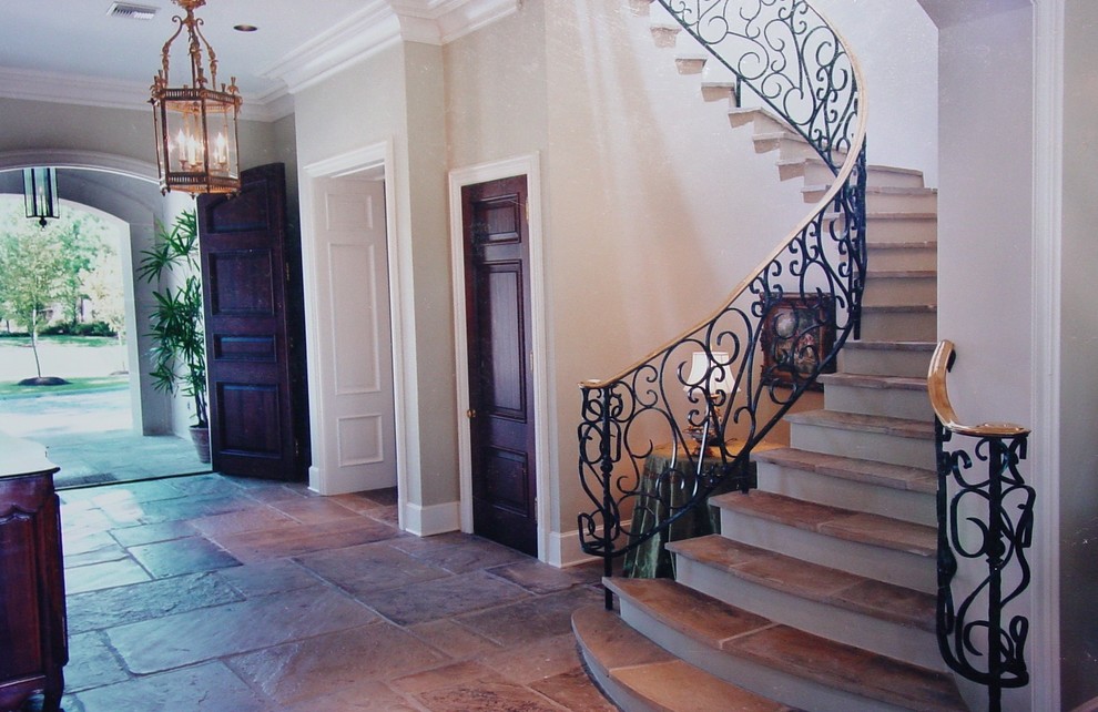 Staircase - mediterranean staircase idea in New Orleans