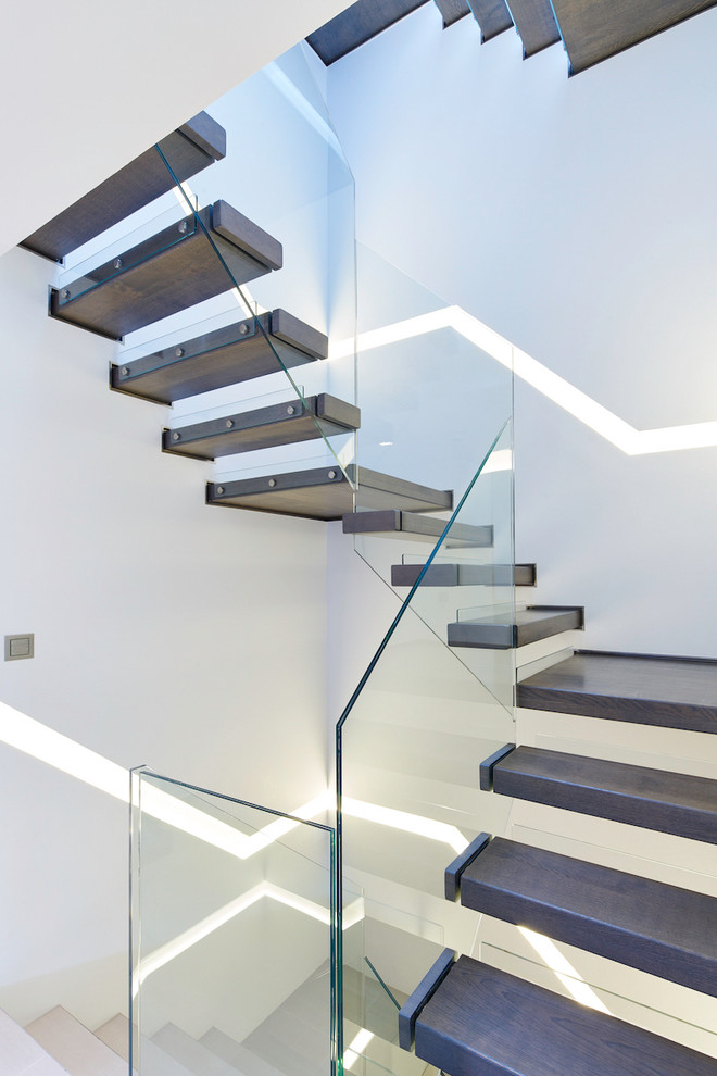 Modern staircase in London.