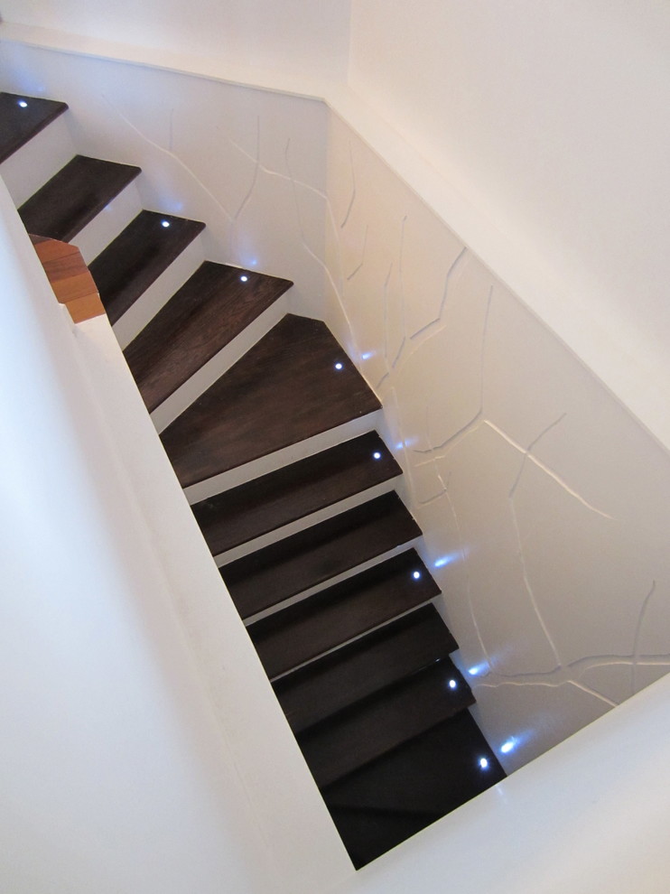 Inspiration for a contemporary staircase remodel in San Francisco
