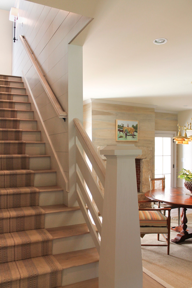 Staircase - contemporary staircase idea in Portland Maine