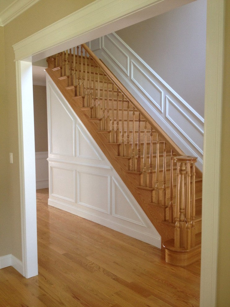 This is an example of a classic staircase in New York.