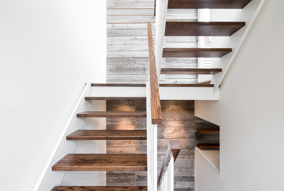 Inspiration for a contemporary staircase in Ottawa.