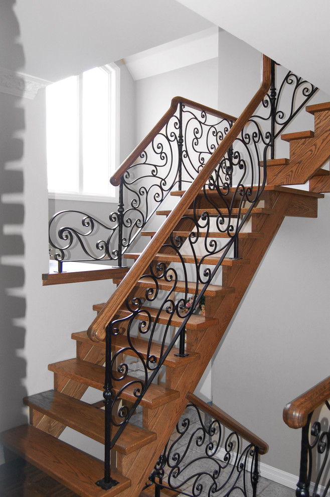 Maple Lane Modern Staircase Toronto by Deluxe Stair & Railing