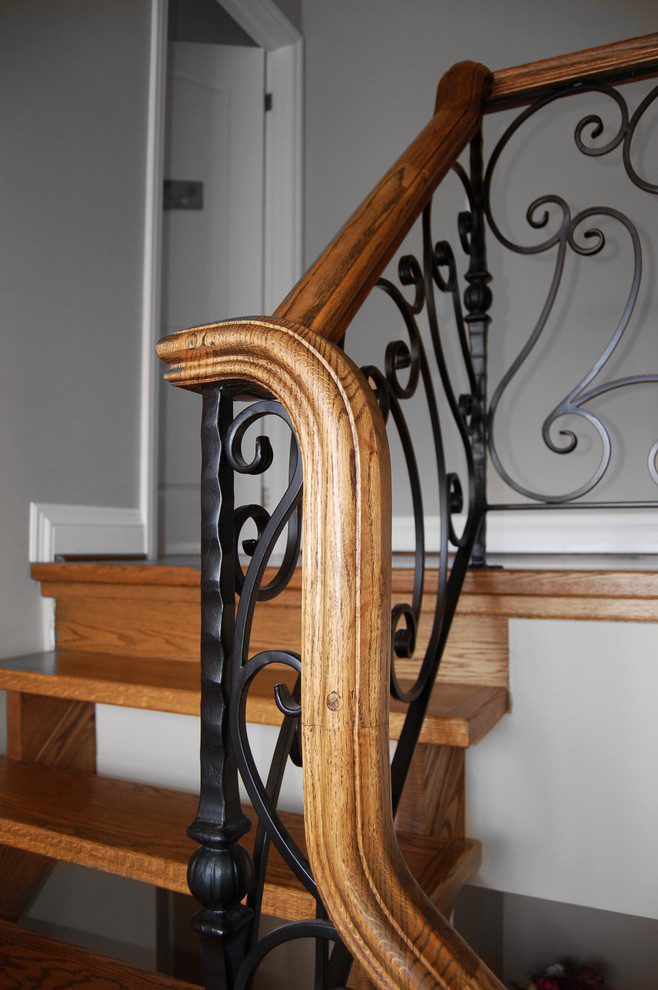 Maple Lane Modern Staircase Toronto by Deluxe Stair & Railing