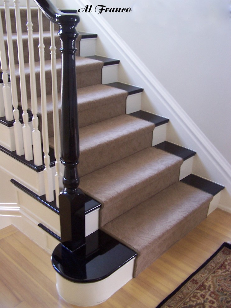 Example of a classic staircase design in Denver
