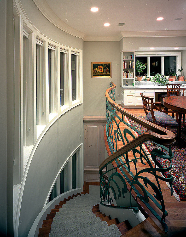 This is an example of a mediterranean staircase in New York.
