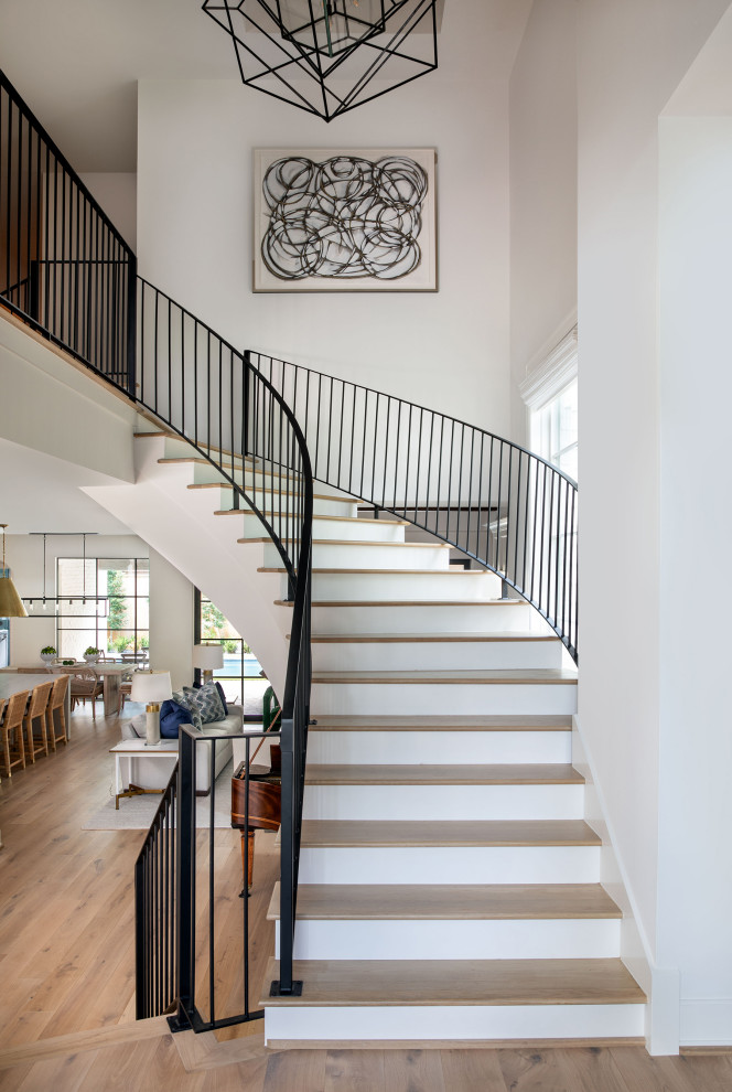 Memorial Transitional - Transitional - Staircase - Houston - by Frankel ...