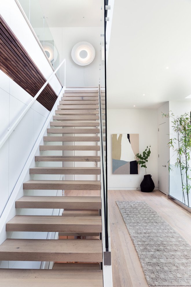Inspiration for a scandinavian staircase in Indianapolis.