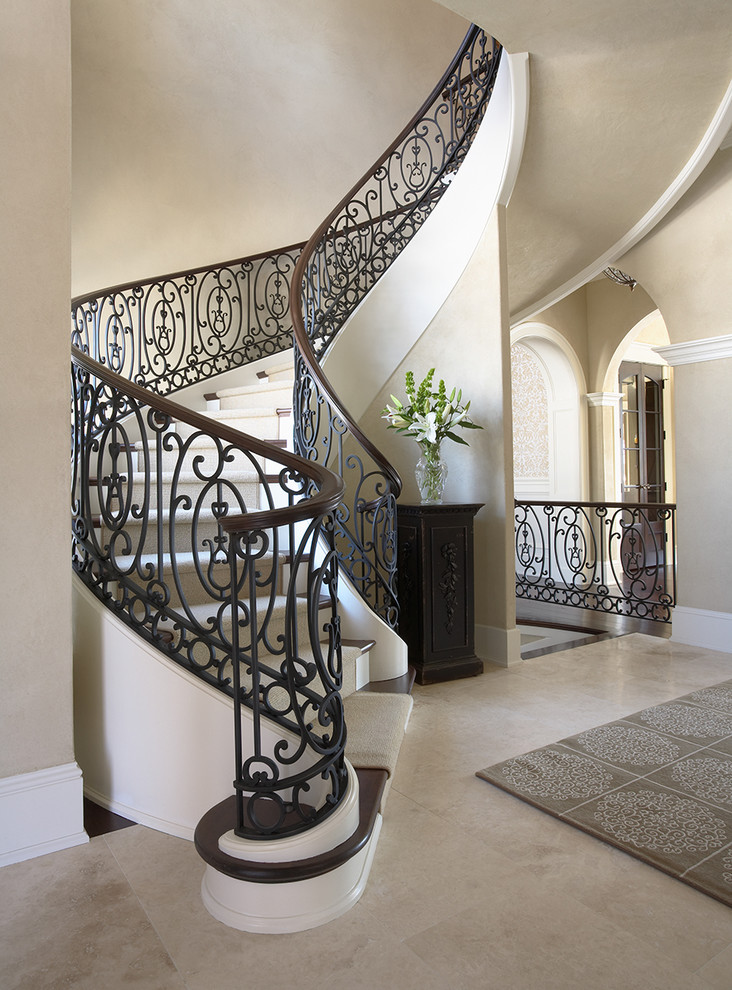 Example of a classic staircase design in Minneapolis