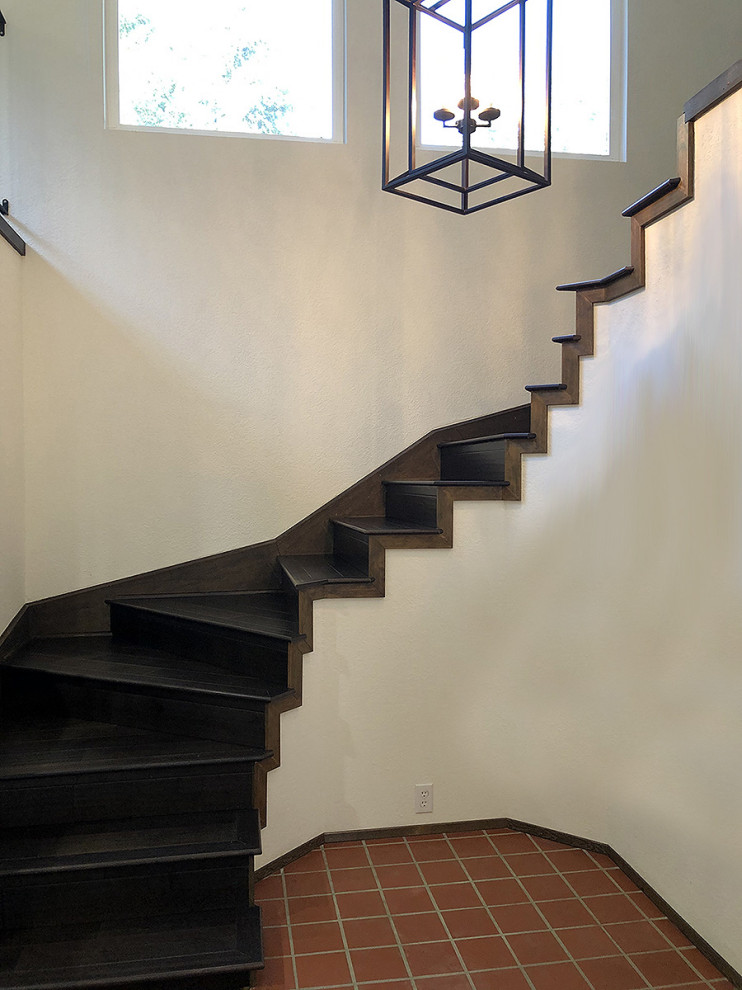 Inspiration for a mediterranean staircase remodel in Seattle