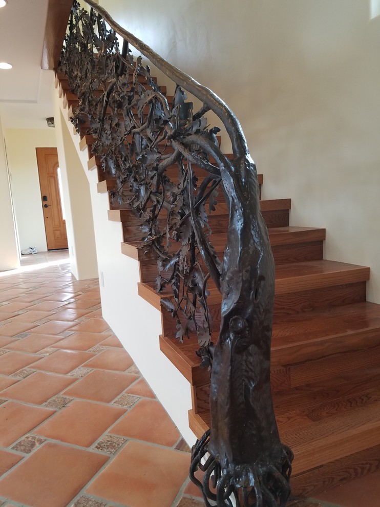 Millwork & Ironwork Custom Details Eclectic Staircase Phoenix