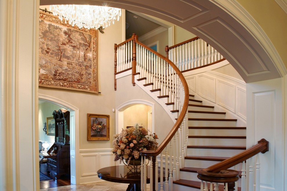 Millwork Traditional Staircase Dallas by Historical Remodeling