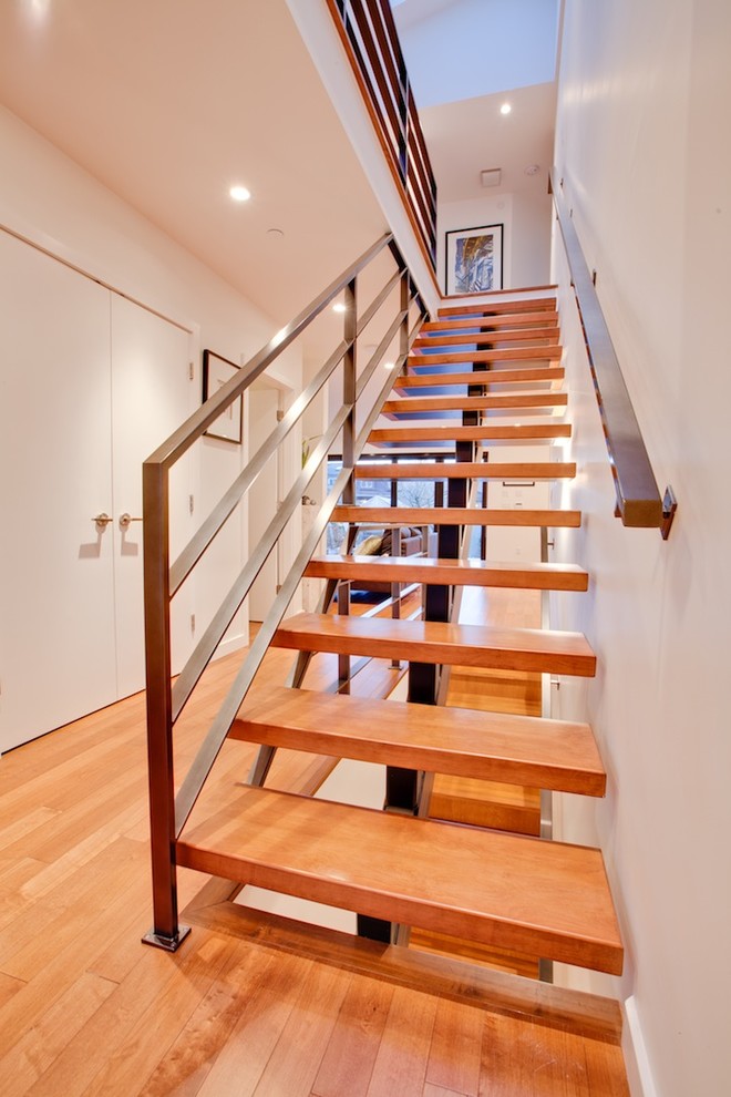 Minimal Modern Stair Contemporary Staircase Vancouver by