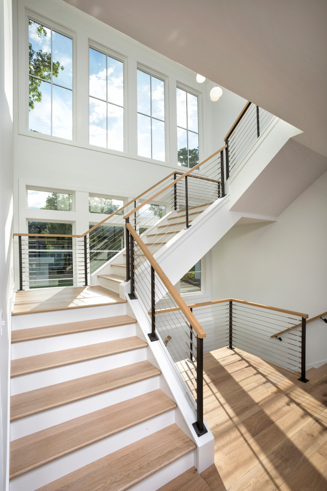 Inspiration for a classic staircase in Minneapolis.