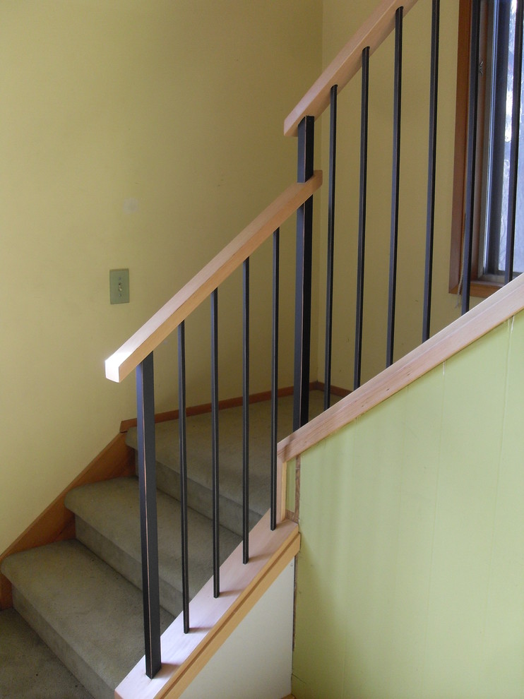 Example of a classic staircase design in Portland