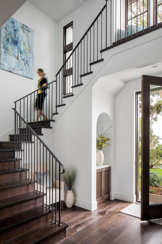 Design ideas for a mediterranean staircase in Los Angeles.