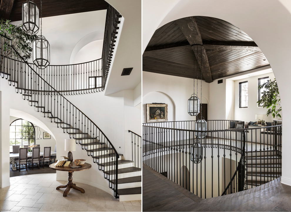 Inspiration for a mediterranean staircase remodel in Other