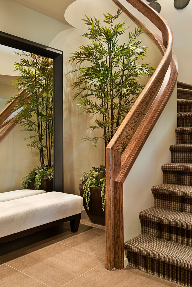 Morris Lake Circle Contemporary Staircase Detroit by Jeffrey