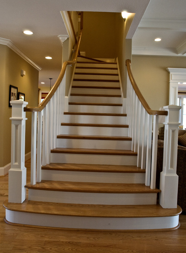 Design ideas for a bohemian staircase in Raleigh.