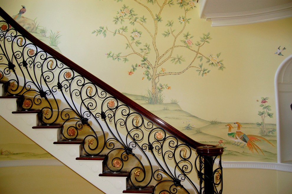 Источник вдохновения для домашнего уюта: лестница в восточном стиле