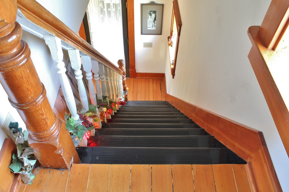 Inspiration for an eclectic staircase remodel in Seattle