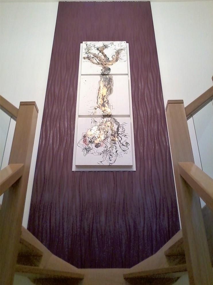Modern inredning av en trappa