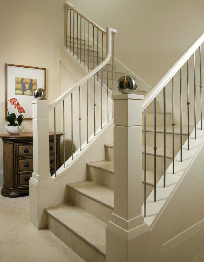 This is an example of a mediterranean staircase in Minneapolis.