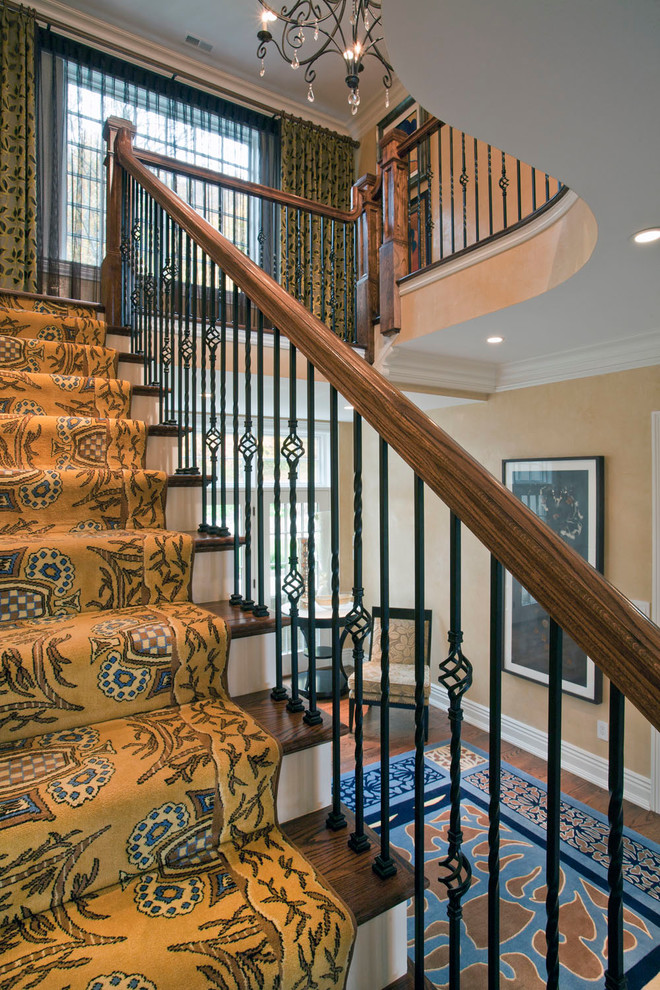 NEW HOPE Transitional Staircase New York by Diane Paparo Associates Houzz