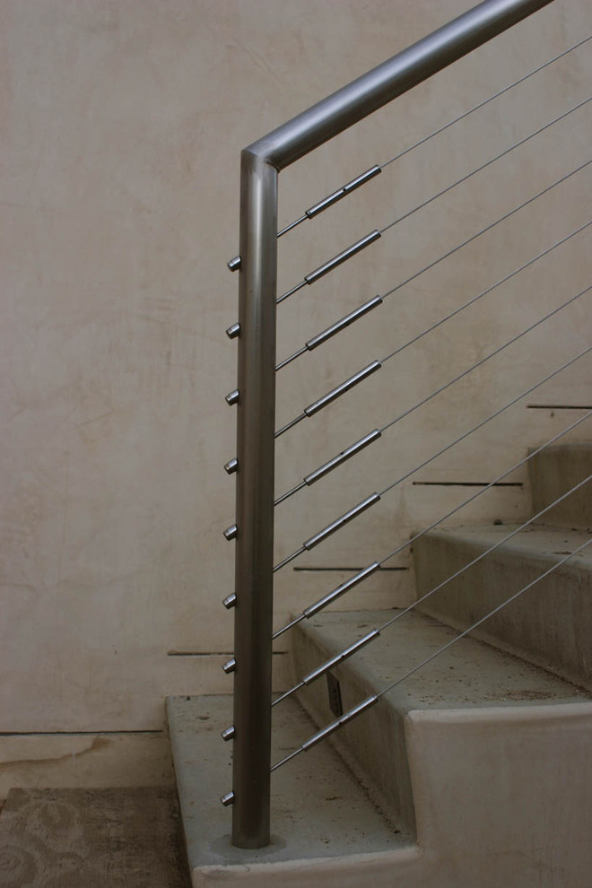 Staircase - modern staircase idea in Santa Barbara