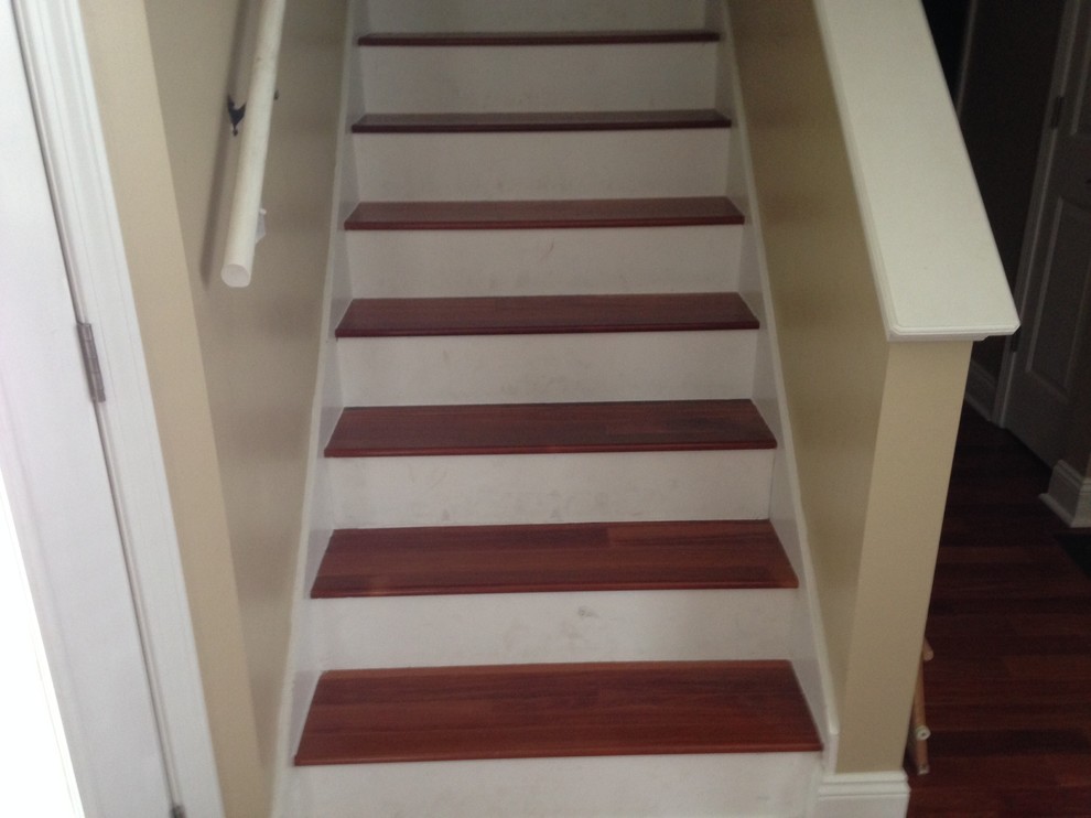 New Santos Mahagony wood flooring in Jacksonville Beach Traditional