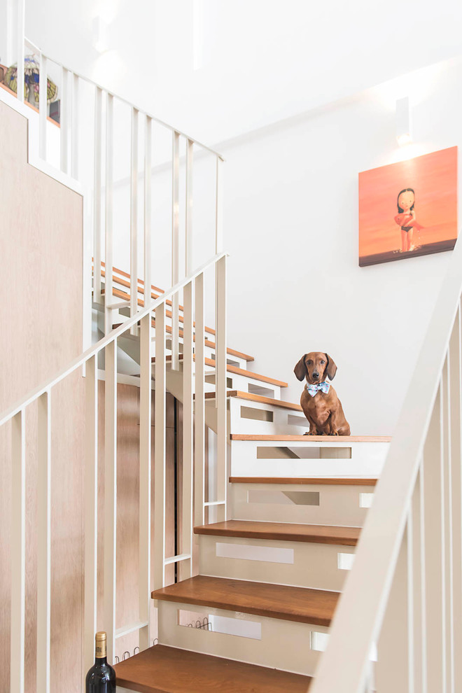 Design ideas for a scandi staircase in Singapore.