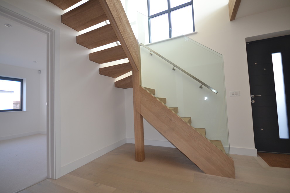This is an example of a contemporary staircase in Sussex.