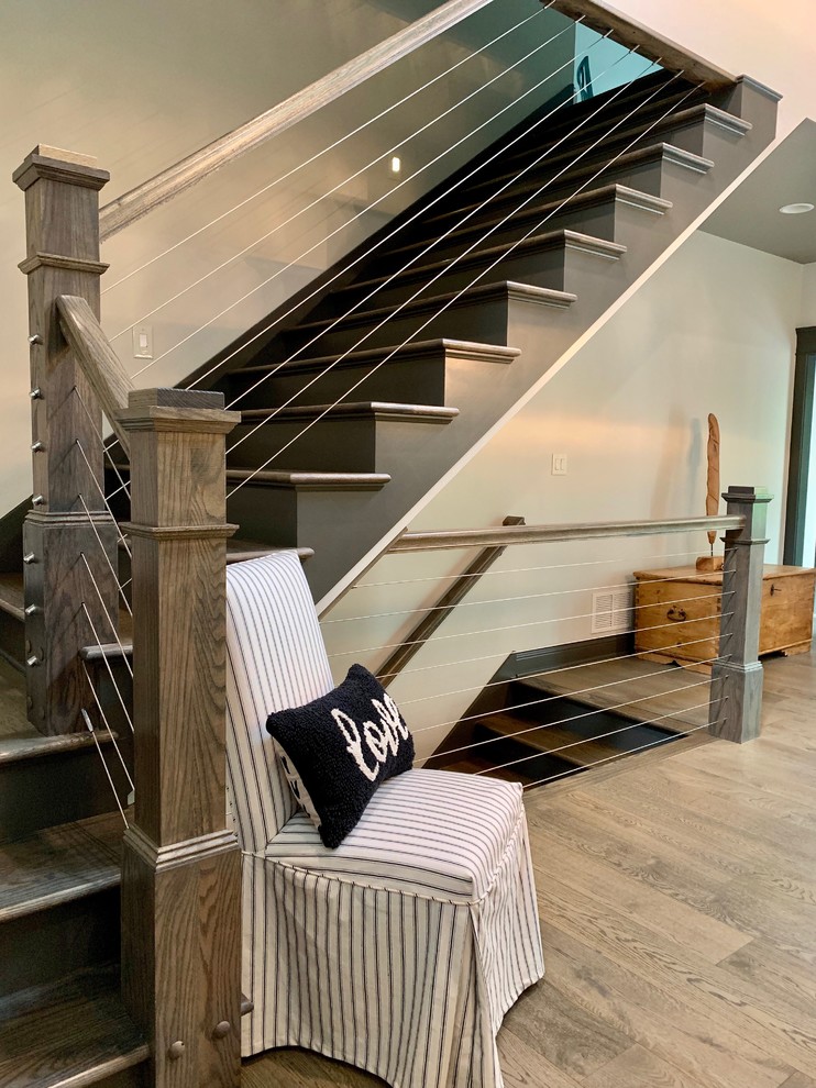 Oak Bluff Residence Transitional Staircase Indianapolis by