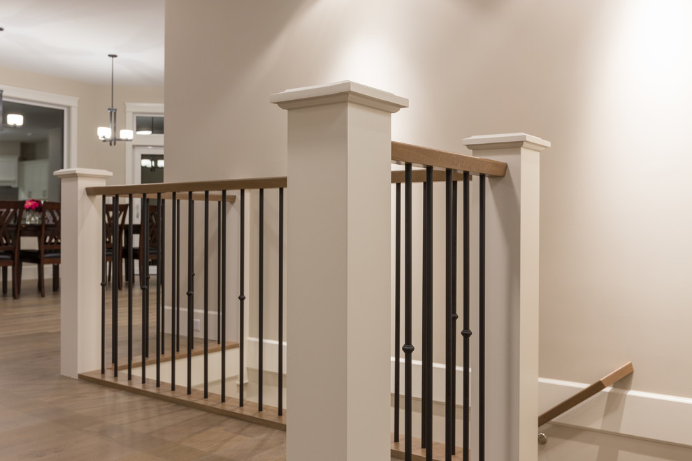 Design ideas for a classic staircase in Vancouver.
