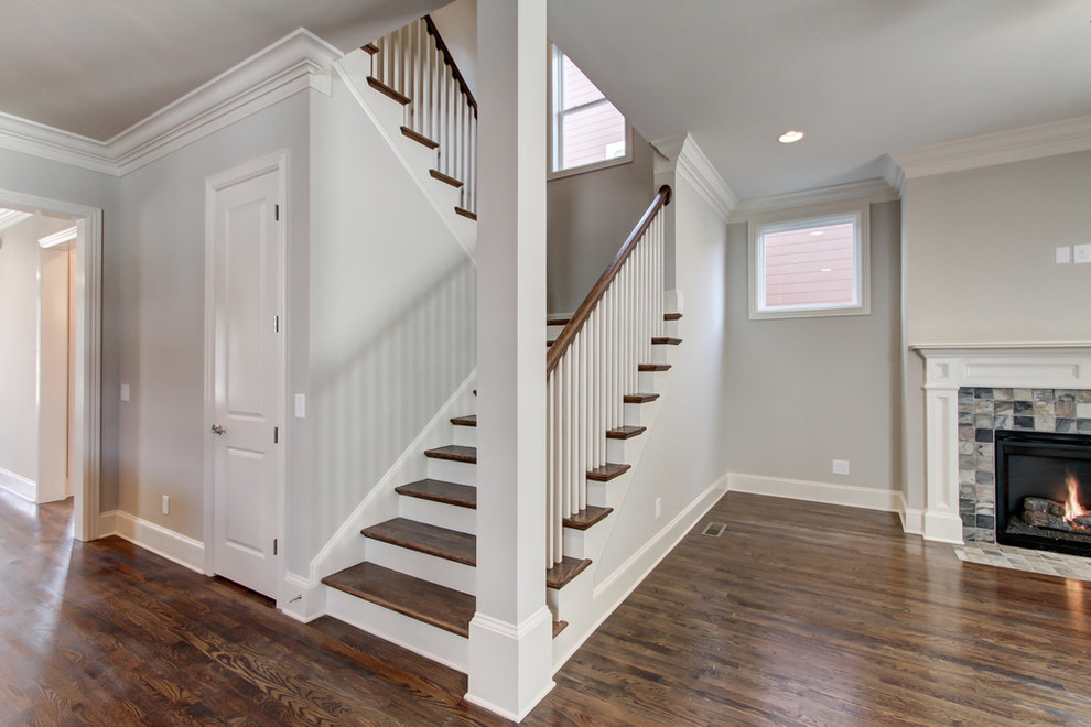 Example of a classic staircase design in Nashville