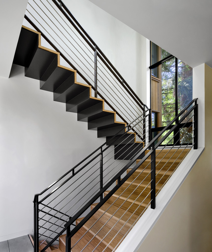 Trendy staircase photo in San Francisco