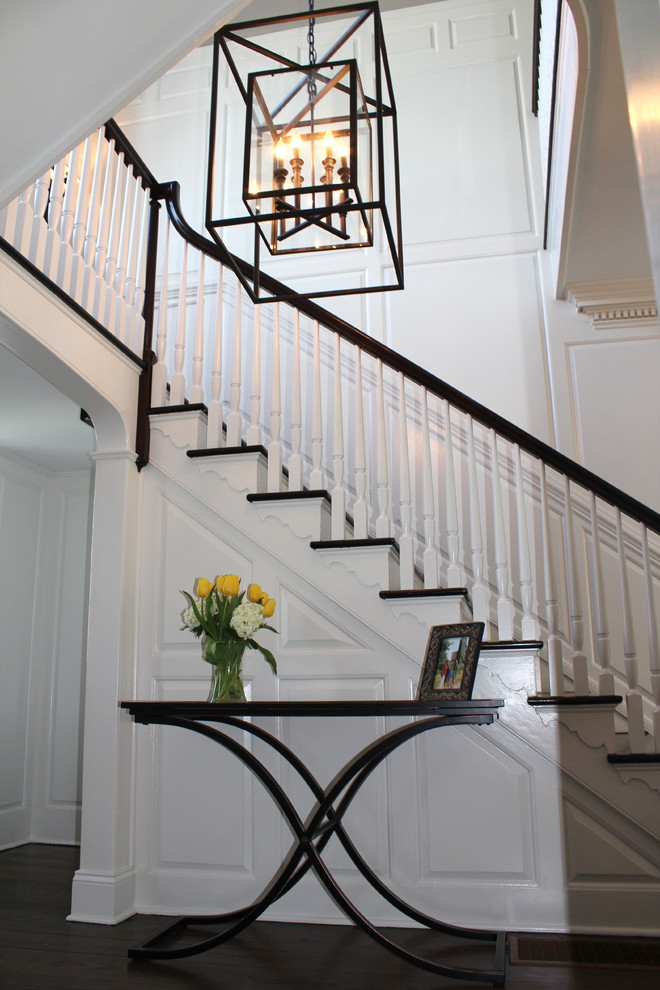 Inspiration for a timeless staircase remodel in Newark