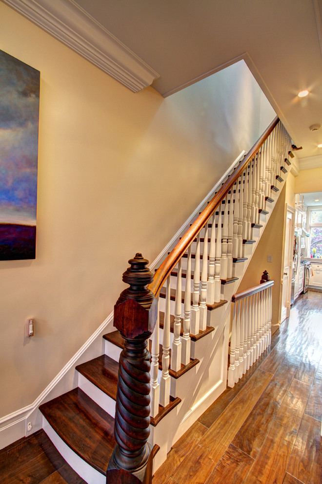 Inspiration for a timeless staircase remodel in New York
