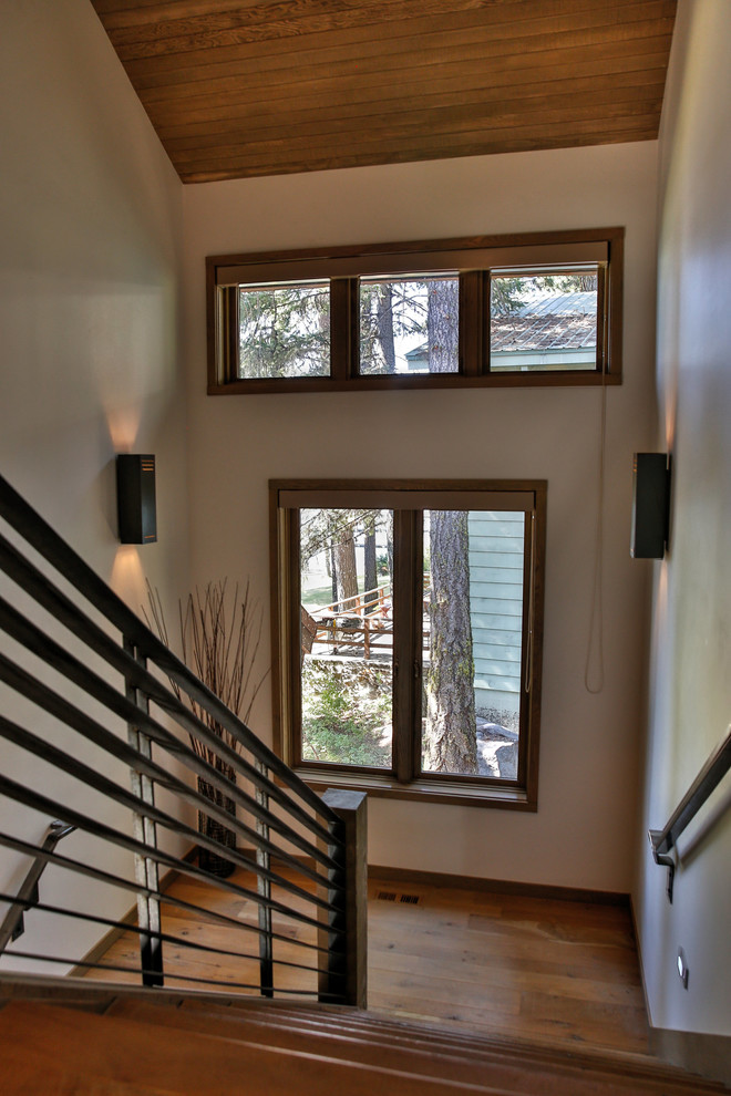 Staircase - modern staircase idea in Boise