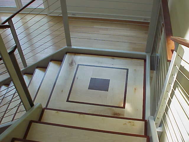 Photo of a contemporary staircase in Atlanta.