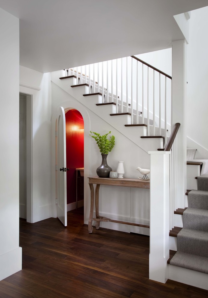 Elegant staircase photo in Austin