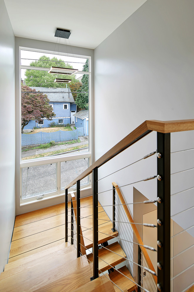 Modern staircase in Seattle.