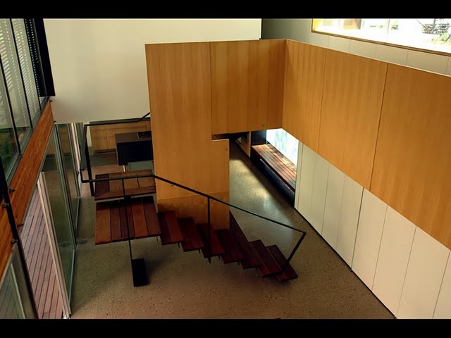 Moderne Treppe in Austin