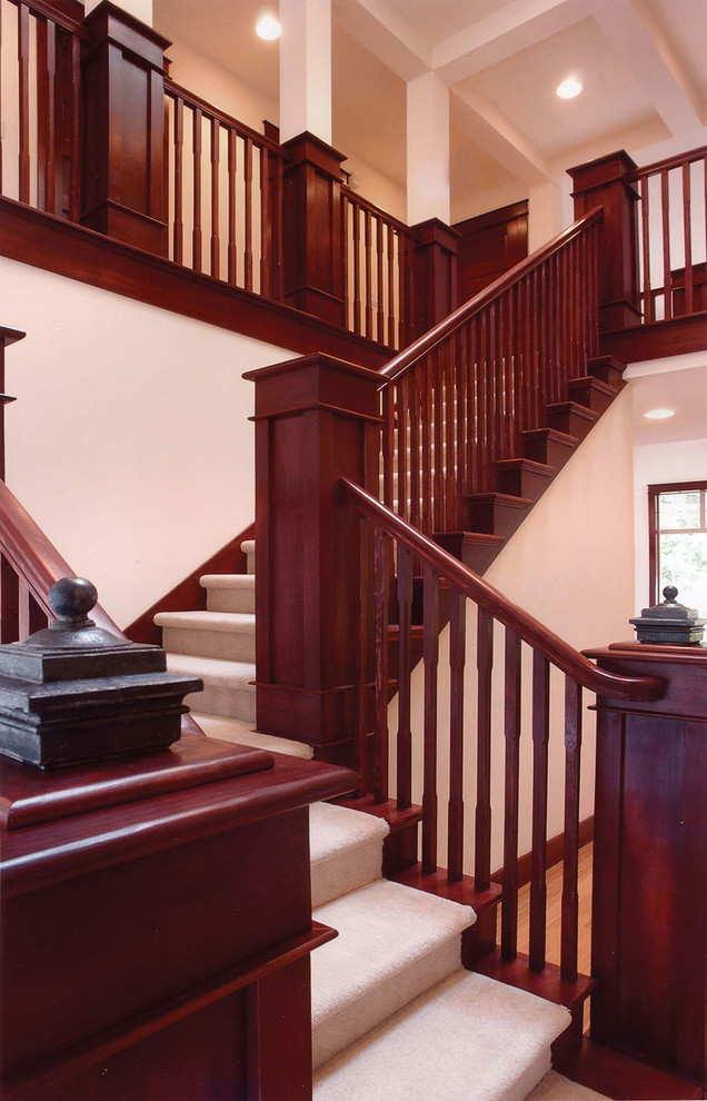 This is an example of a classic staircase in St Louis.