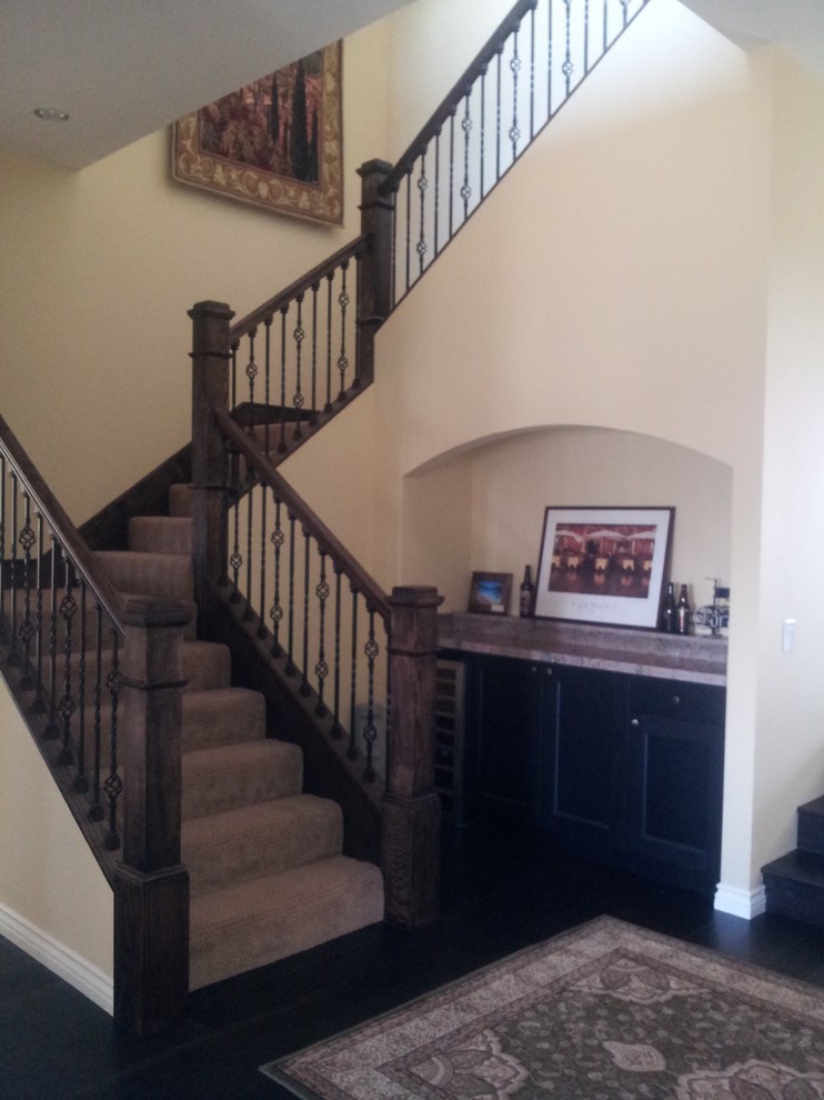 Staircase - traditional staircase idea in San Diego
