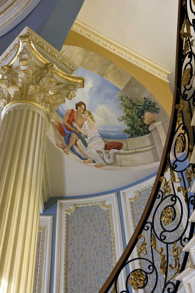 Gewendelte, Geräumige Klassische Treppe in Washington, D.C.