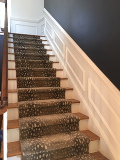 Prestige Mills Deerfield Runner On Steps Eclectic Staircase New York By Premier Carpet Flooring Houzz