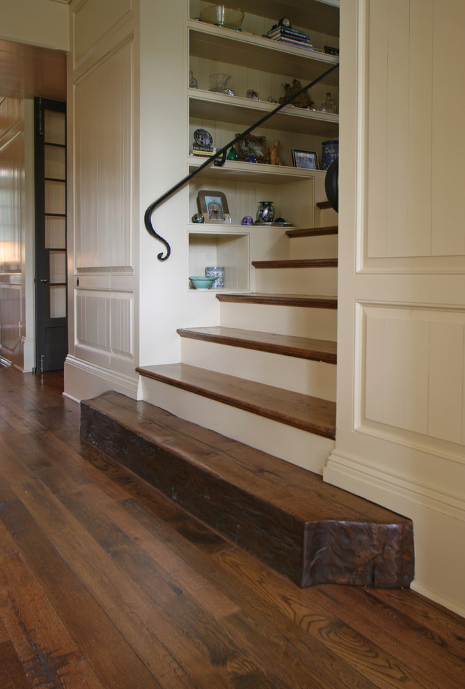 Example of a classic staircase design in Charlotte