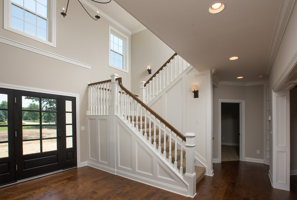 Private Residence Delaware, Ohio Farmhouse Staircase Columbus