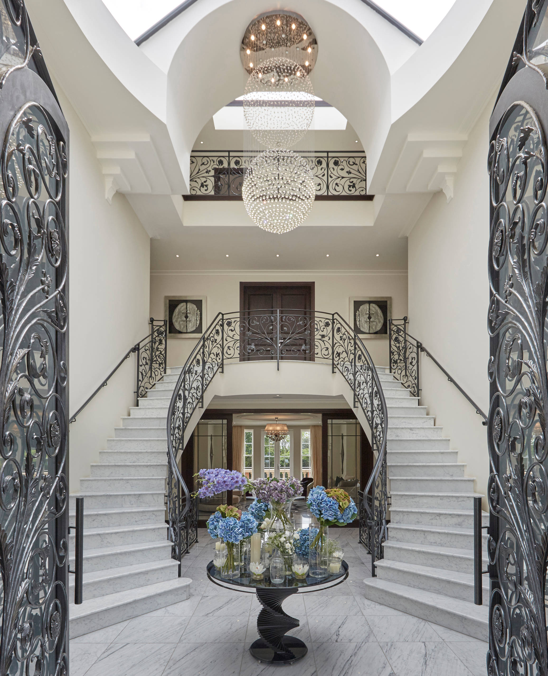 mansion double staircase